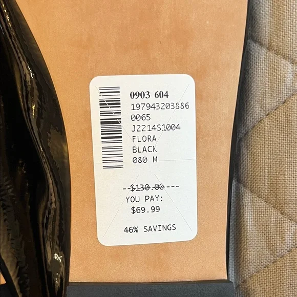 Sam Edelman Shiny Black Loafers - Picture 2 of 5